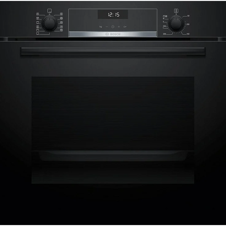Bosch HBG537EB4 Einbaubackofen, 3D-Heißluft mit Air Fry Funktion, EcoClean-Technologie, Schwarz