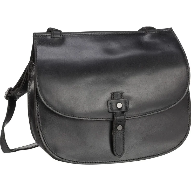 Harolds Aberdeen Slingbag S, Handtasche im Casual-Style aus Leder, Schwarz – Bild 1