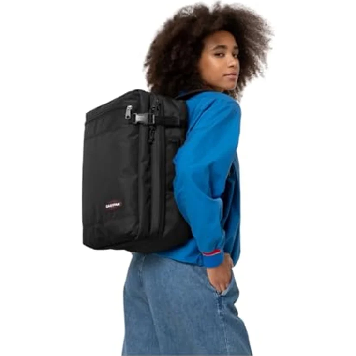 Eastpak Transit'r Pack, Weekender Reiserucksack mit Laptopfach, 44 cm, schwarz – Bild 2