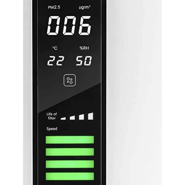 TROTEC AirgoClean 350 E, HEPA Luftreiniger für Allergiker, 1.000 m³/h, geeignet für Räume bis 120 m², 99,97% Partikelentfernung – Bild 5