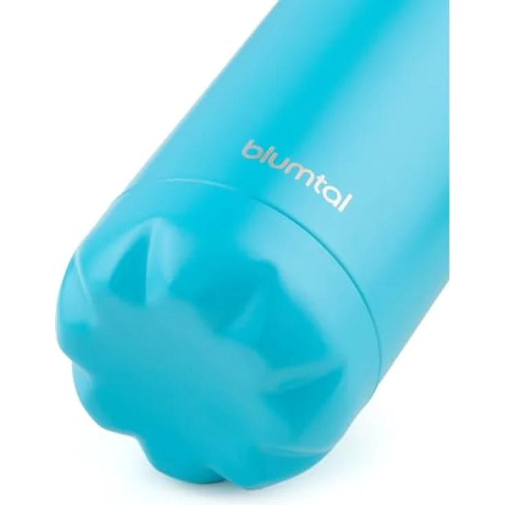 Blumtal® Trinkflasche Edelstahl Charles, 1L Thermosflasche BPA-frei, doppelwandige Isolierung, auslaufsicher, petrol – Bild 2