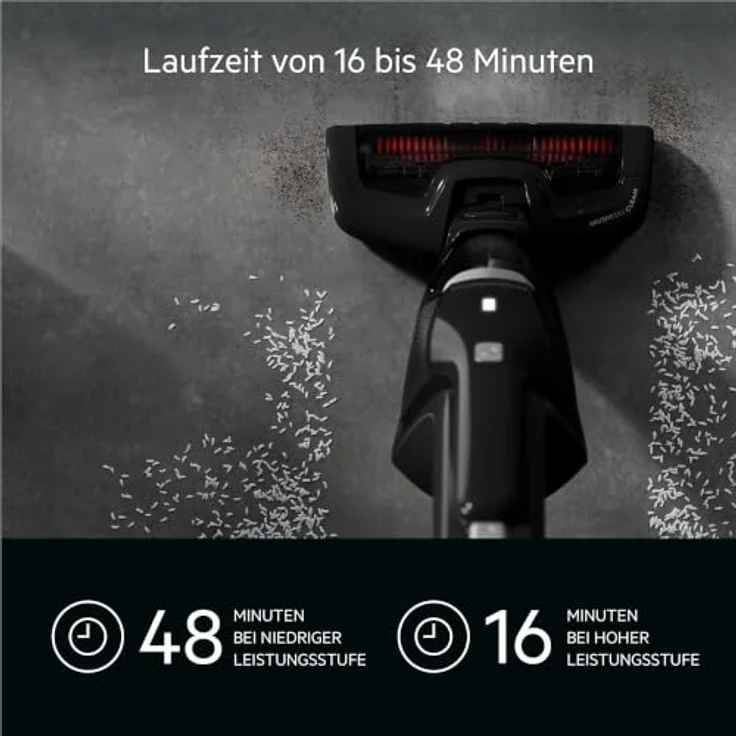 AEG CX7-3-45EB, 2-in-1-Stabstaubsauger, Beutellos, HEPA, bis zu 48 Minuten Laufzeit, Ebony Black – Bild 6