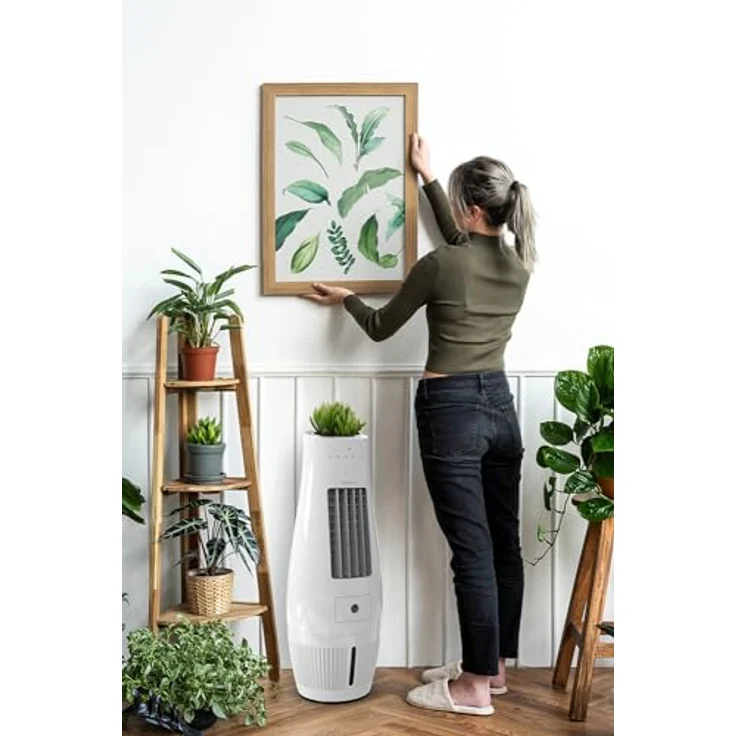 be cool BC07AC60WF, 4 in 1 Ventilatorkombigerät mit Mückenabwehr, 7 Liter Wassertank, Ausnehmung für Blumentopf – Bild 8