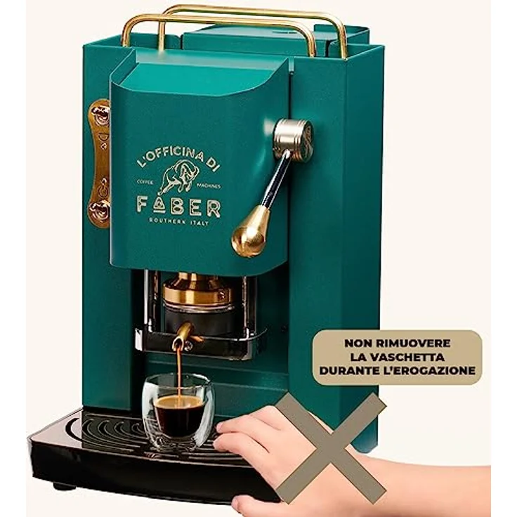Faber Coffee Machines Pro Deluxe ESE Pad 44 mm, Espressomaschine mit einfacher Reinigung, Tassenwärmer, schnellem Aufheizen – Bild 8