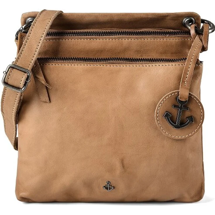 Harbour 2nd Anchor Love Adara Umhängetasche, 100% Leder, 20 cm, braun