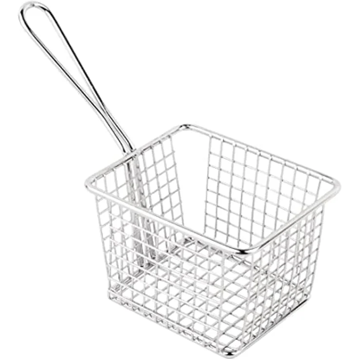 Assheuer + Pott APS 40621 Servier-Frittierkorb SNACKHOLDER, Edelstahl, 13 x 10,5 cm, Höhe 9 cm – Bild 6