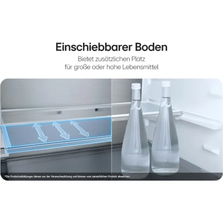 LG GBGW92GCEV, Kühl-Gefrierkombination mit 465 l, NoFrost, Fresh Zone Fach, Schwarz – Bild 9