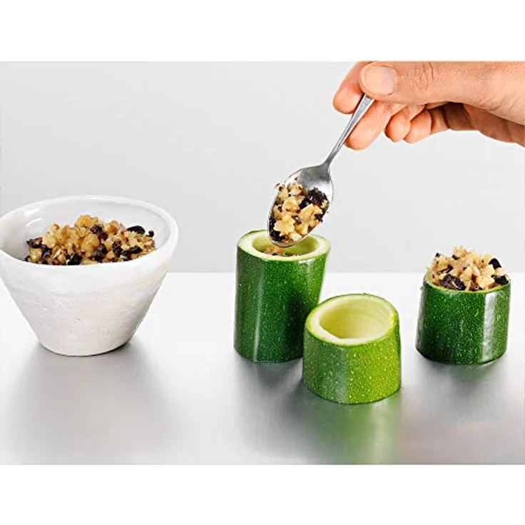 Betty Bossi Veggie Drill - der perfekte Gemüseausstecher für jedwedes Obst und Gemüse – Küchenhelfer mit dem selbst das Kürbis aushöhlen zu einem Kinderspiel Wird. – Bild 4