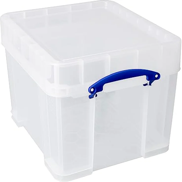 Really Useful Aufbewahrungsbox, 35 Liter, Größe XL, transparent – Bild 3