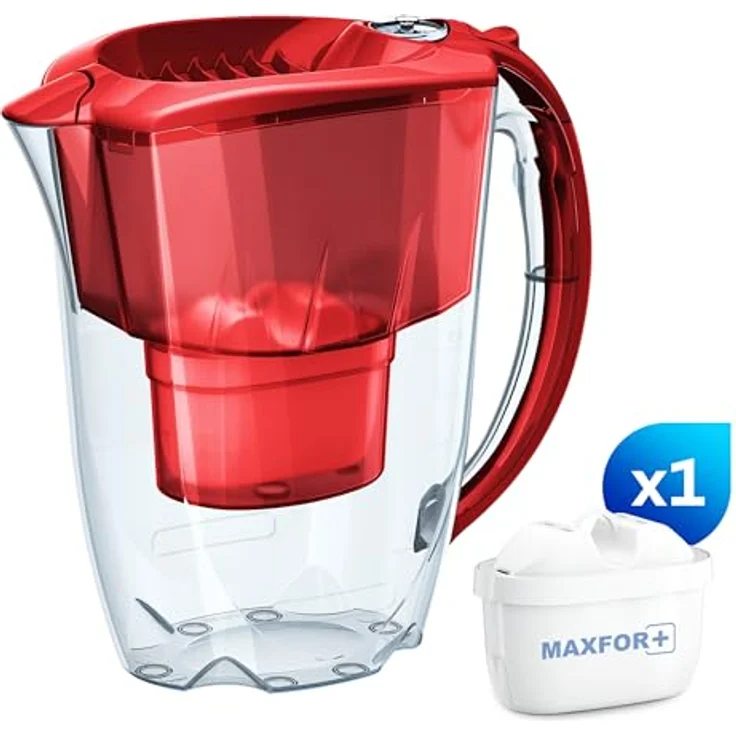 AQUAPHOR Amethyst MAXFOR+ Wasserfilter, Kunststoff, Rubin, 25.5 – Bild 6
