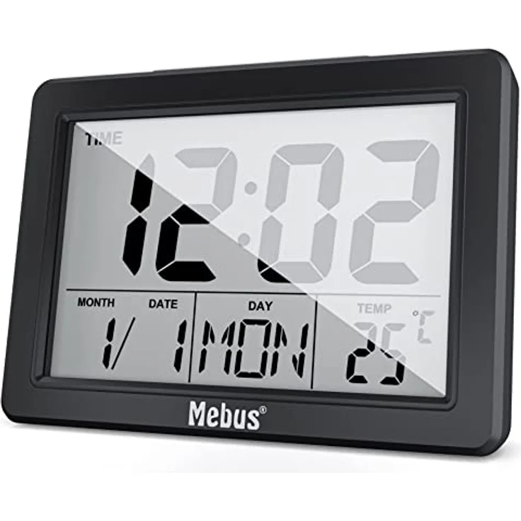 Mebus 25739 Elektronischer Wecker, Quartz Alarm Uhr, mehrfarbig, hochwertig verarbeitet – Bild 2
