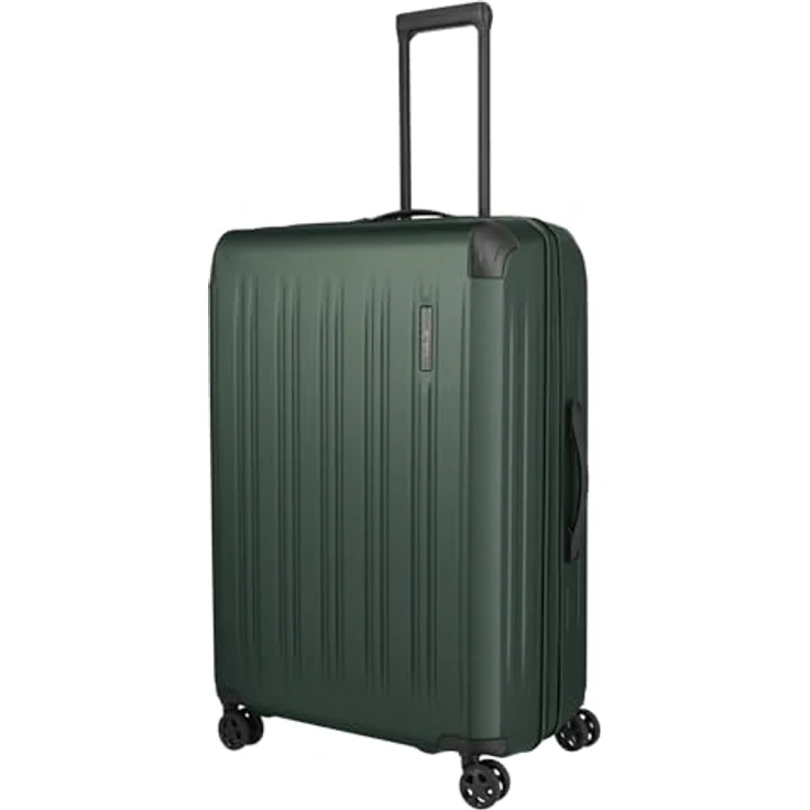 Travelite Dynamiic 4 Rollen Trolley L 76 cm, mit Dehnfalte, grün, 100% ABS, 51 x 31 x 76 cm – Bild 1