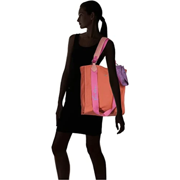 Fritzi aus Preußen Izzy02, Canvas Shopper Tasche 32 cm x 11 cm x 38.5 cm, 100% Baumwolle, orange – Bild 4