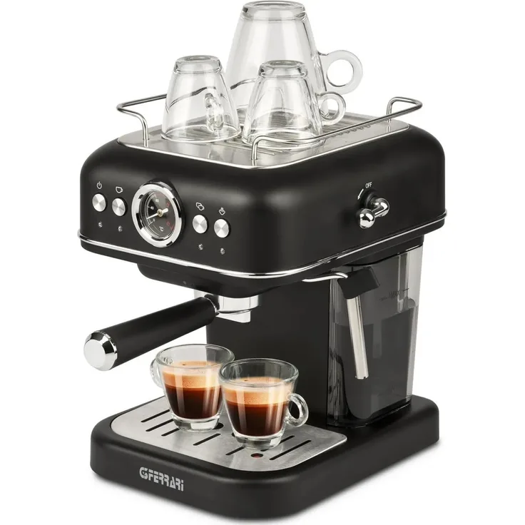 G3Ferrari G1018801, Espresso- und Cappuccinomaschine mit 15 bar Druck, Milchaufschäumer und integriertem Thermometer