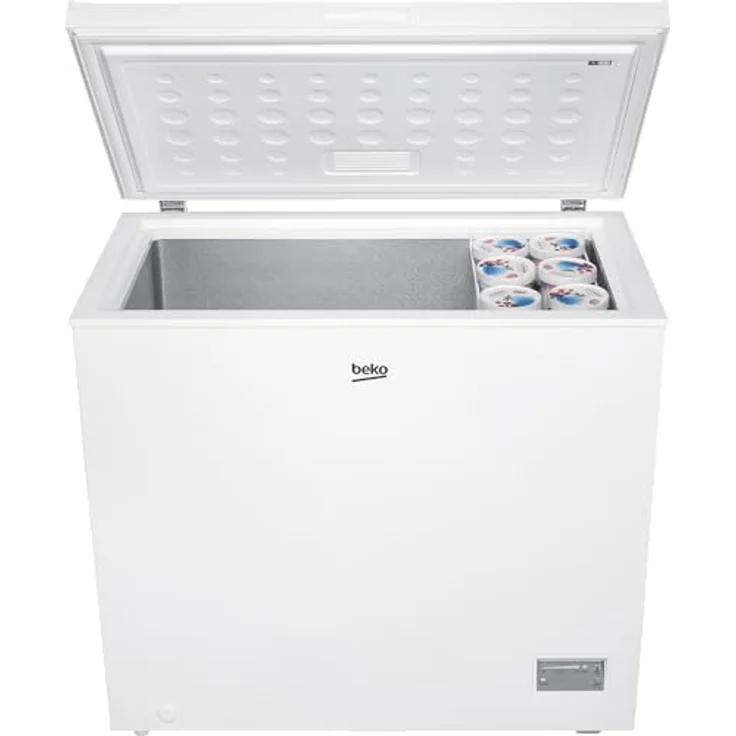 Beko CF200CWN Gefriertruhe 198L mit Schnellgefrierfunktion und Gefrierkorb, Weiß – Bild 3