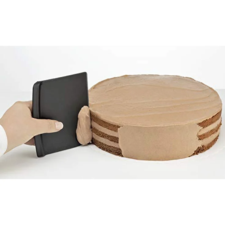 Küchenprofi Teigschaber Set, 18/8 Edelstahl & Kunststoff, Spülmaschinenfest, 3-teilig, Teigportionierer mit Messskala, Bunt, zum Portionieren, Schaben und Verteilen von Teig – Bild 5