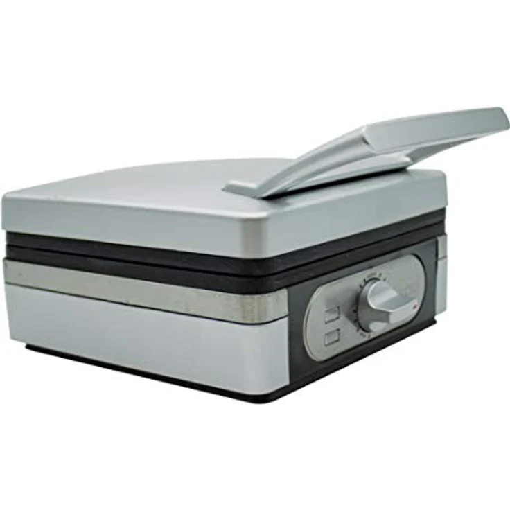 MPM MGO-13 Professionelles Waffeleisen für 2 Dicke belgische Waffeln, Temperaturregler, Antihaftplatten, Gehäuse aus Edelstahl, 1400W – Bild 6