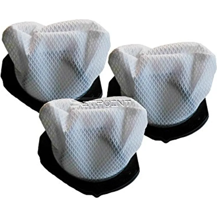 DOMO Ersatzfilter, 3er Set für Artikel 844471, Textilbeutel zur optimalen Saugleistung