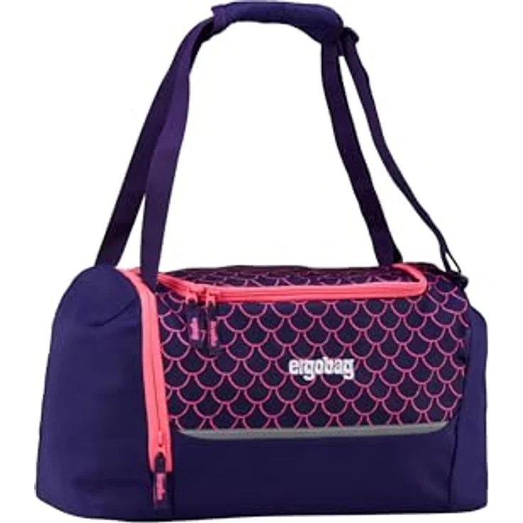 ergobag Sporttasche Sporttasche (1-tlg), wasserabweisend und schmutzabweisend, PerlentauchBär - Lila, 20 l Volumen – Bild 1