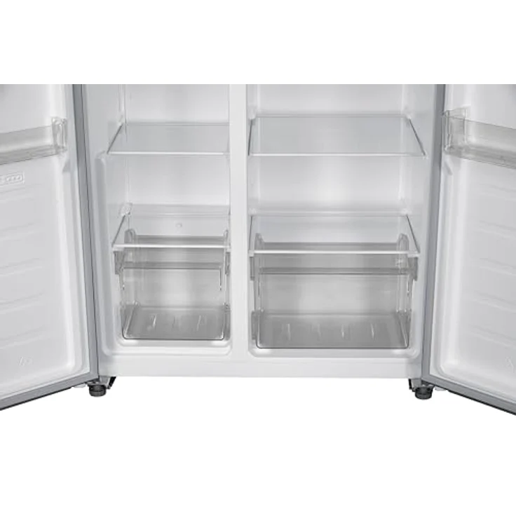 Respekta Side by Side Kühlschrank Gefrierkombi, Inox Look, 288 L Kühlfach, 151 L Gefrierfach, Wasserspender, No Frost, 178 cm – Bild 5