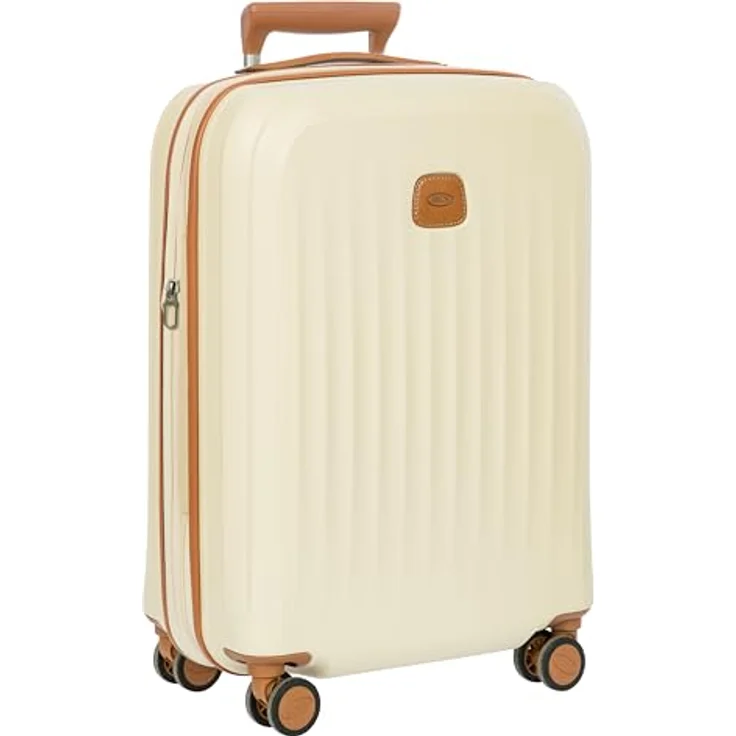 Bric's Taormina Trolley 55 cm Exp, erweiterbares Handgepäckstück in Cream Beige mit TSA-Zahlenschloss und durchdachter Innenaufteilung – Bild 2