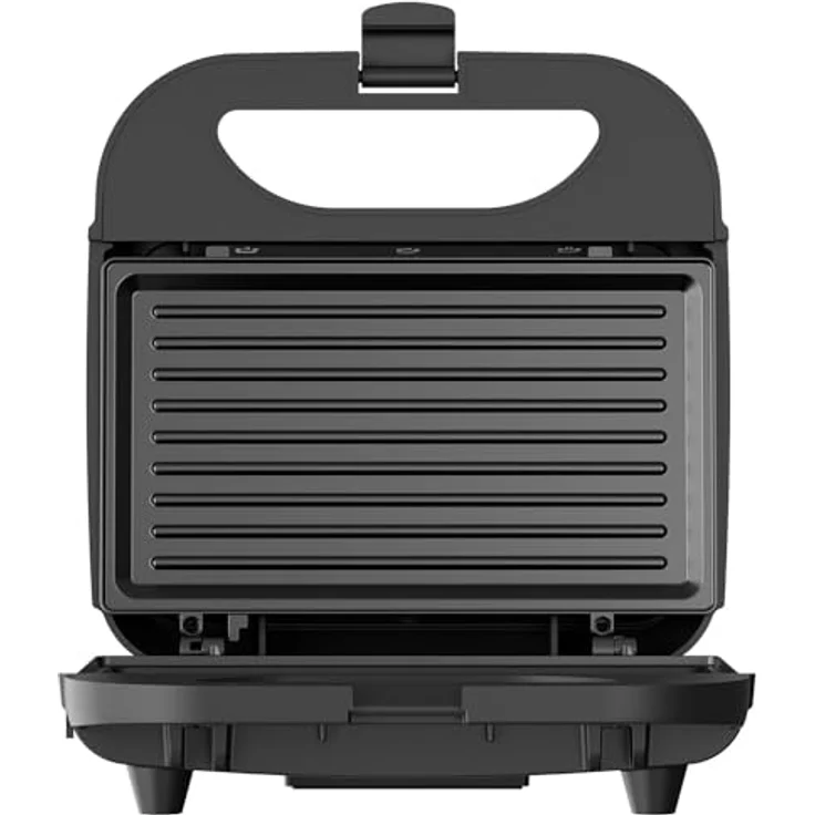 Black + Decker Sandwichmaker BXSA752E/ ES9680130B, 750 W, kompakter Sandwichgrill in Schwarz – Bild 4