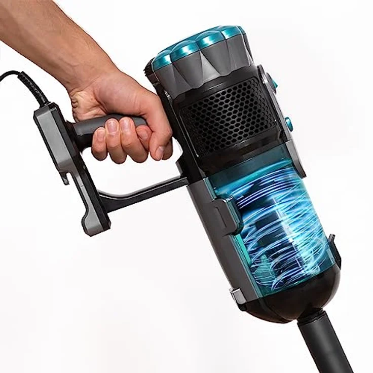 Cecotec Kabelbesen-Staubsauger Conga Popstar 600 Vital. 600 W, beutellose Zyklontechnologie, 18 kPa Saugleistung, 500-ml-Tank leicht abnehmbar, 360° drehbarer Kopf – Bild 5