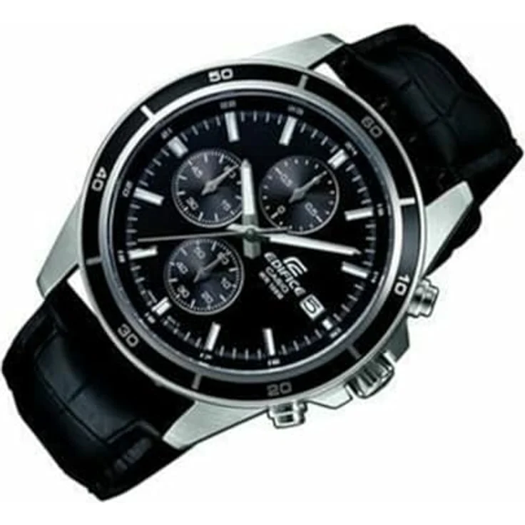 Casio Armbanduhr Herren Chronograph Edifice Uhren EFR 526L 1AVUEF, Quarzuhr, 44 mm, schwarz – Bild 2