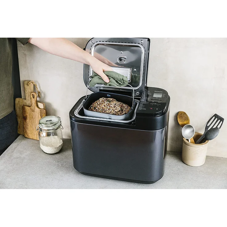 Panasonic SD-YR2540 Brotbackautomat, 550W, 32 Programme, Timer, ‎Aluminium, Kunststoff, schwarz – Bild 4