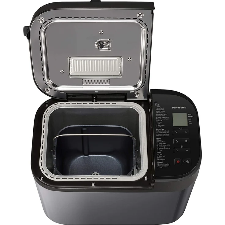 Panasonic SD-YR2540 Brotbackautomat, 550W, 32 Programme, Timer, ‎Aluminium, Kunststoff, schwarz – Bild 7