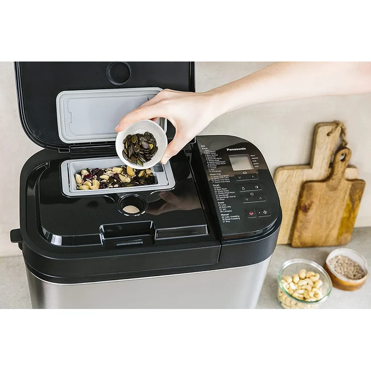 Panasonic SD-YR2550 Brotbackautomat, 550W, 31 Programme, Timer, ‎Aluminium, Kunststoff, edelstahl – Bild 2