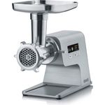 Graef FW500 Fleischwolf, 400W, 2 Geschwindigkeiten, Abschaltautomatik, Vorlauffunktion, silber