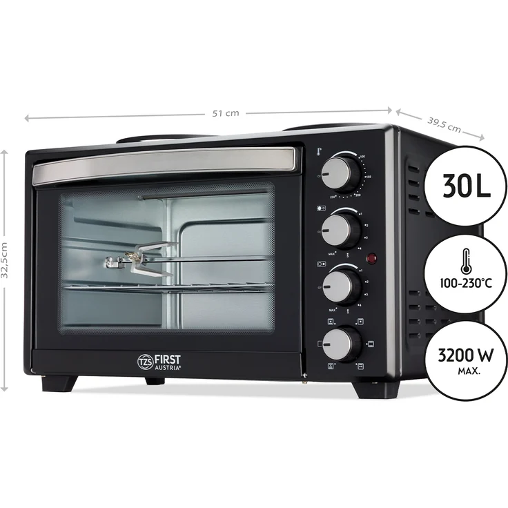 TZS First FA-5045-6 Mini-Öfen – Bild 2