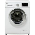 LG F1496QD3HT1, Frontlader-Waschmaschine, D, Fassungsvermögen 7 kg, Standgerät, Breite 60 cm, Schnellwaschprogramm, Eco-Programm