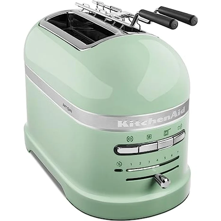 KitchenAid Artisan 5KMT2204 Doppelschlitztoaster, 1250W, 7 Bräunungsstufen, pistazie – Bild 2
