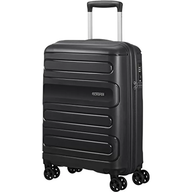 American Tourister Sunside Spinner Koffer, 55 cm, 35 Liter, Black