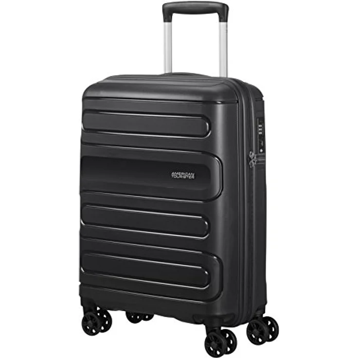 American Tourister Sunside Spinner Koffer, 55 cm, 35 Liter, Black – Bild 1