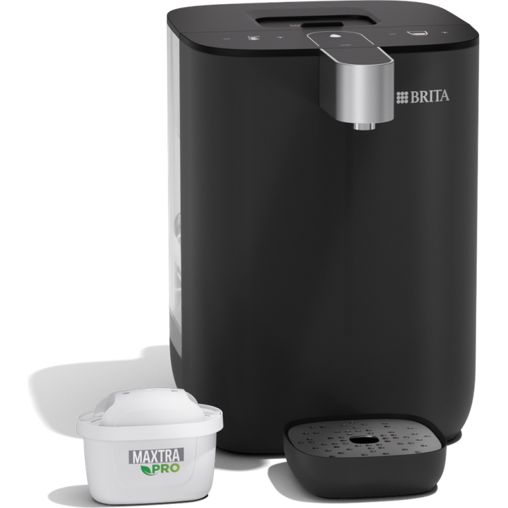 BRITA Cube – All-in-One Wasserfilter mit UV-C-Technologie, einstellbarer Temperatur bis 95 °C, und MAXTRA PRO EXTRA KALKSCHUTZ für reines, bakterienfreies Wasser und verlängerte Gerätelebensdauer