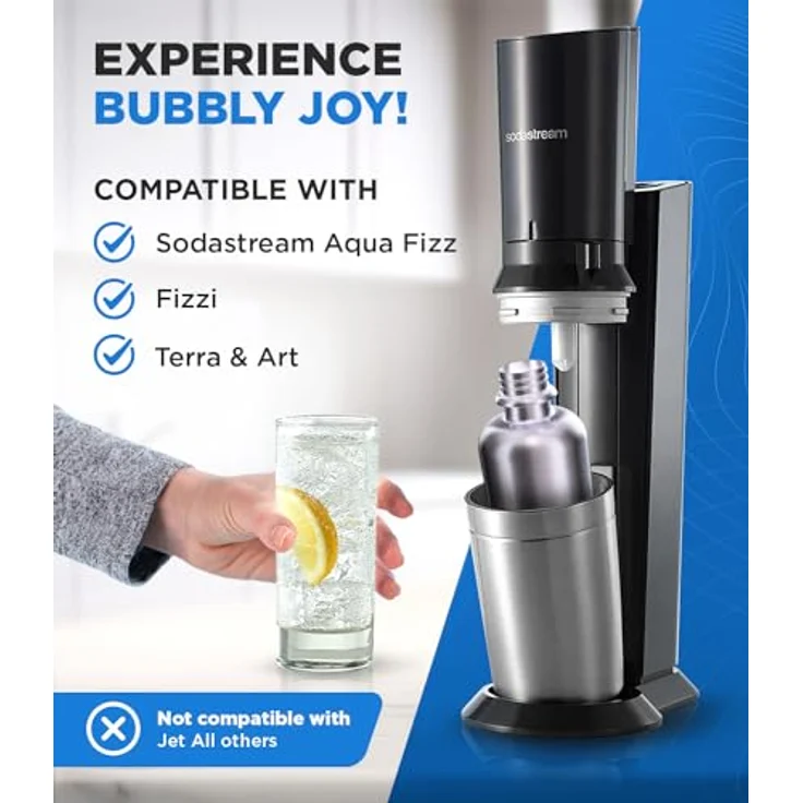 MATE OF STEEL Flipper - 0.75L Edelstahl-Flasche für SodaStream – Bild 3