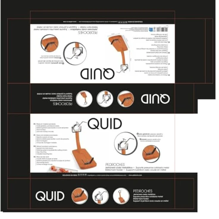 Quid Pedroches Schinkenhalterung, Metall-Naturholz – Bild 6
