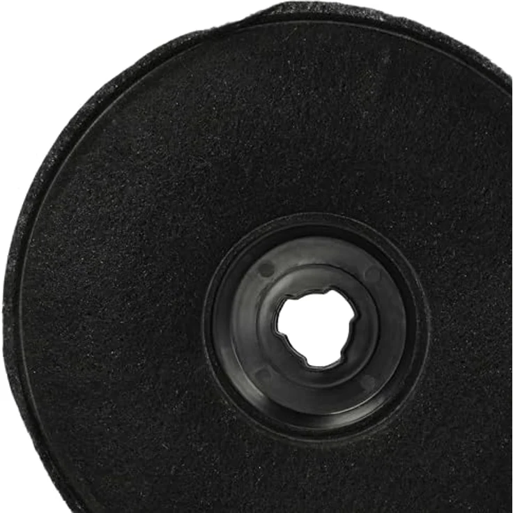 VHBW Aktivkohlefilter kompatibel mit Zanussi Dunstabzugshaube ZHT 630 W/ZHT610W/ZHT610X, rund, schwarz, 23 cm Durchmesser – Bild 6