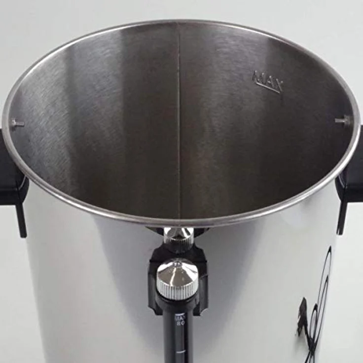 Expo Börse Glühweinbehälter, Auslaufhahn, Edelstahl, 8 L, 1800 Watt – Bild 2