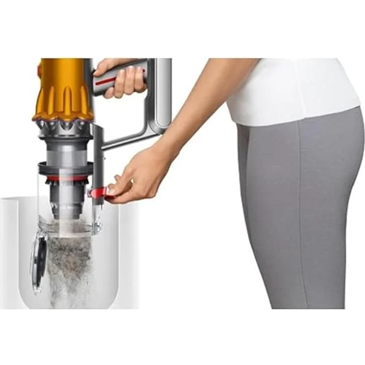 Dyson V12s Detect Slim Submarine, Handstaubsauger mit Hyperdymium™ Motor, Nass- und Trockensauger, Gelb/Glanz Nickel – Bild 4
