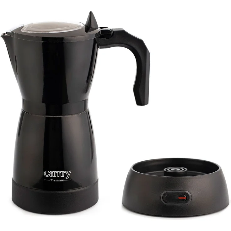 Camry Espressomaschine Camry CR 4415b elektr. Espresso-/Mokkakanne schwarz, 6 Tassen, kompaktes Design – Bild 1