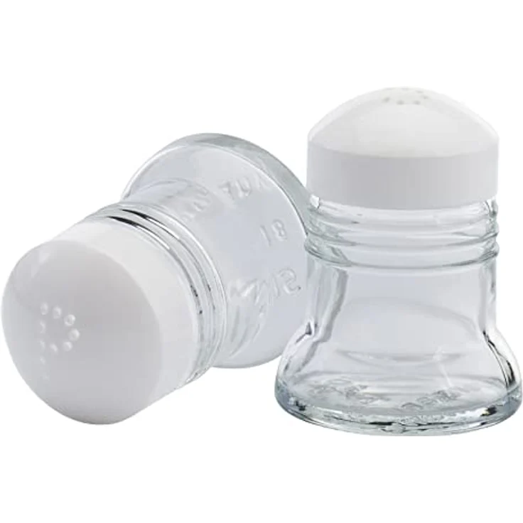 Westmark Salz- und Pfefferstreuer-Set, 2-tlg., Fassungsvermögen je 40 ml, Glas-Kunststoff, Paris-Standard, Transparent-Weiß, 63062270 – Bild 6
