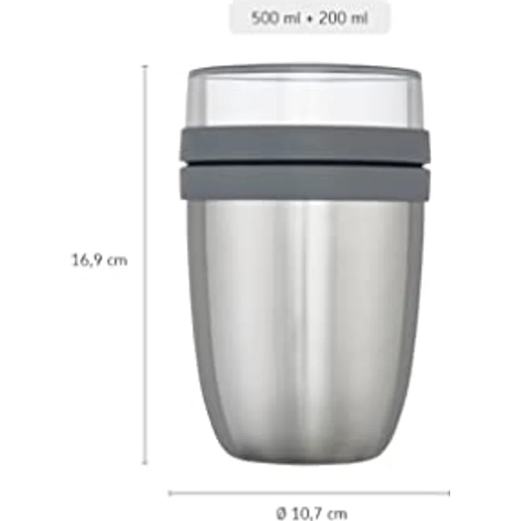 MEPAL thermo lunchpot ellipse - gebürstet – Bild 6