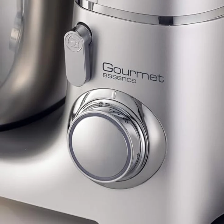 Ariete 1583 Gourmet Essence Knetmaschine, 1300 W, 5,2 l, 10 Geschwindigkeiten, 2 Schneebesen, 1 Haken, Pulsfunktion – Bild 3