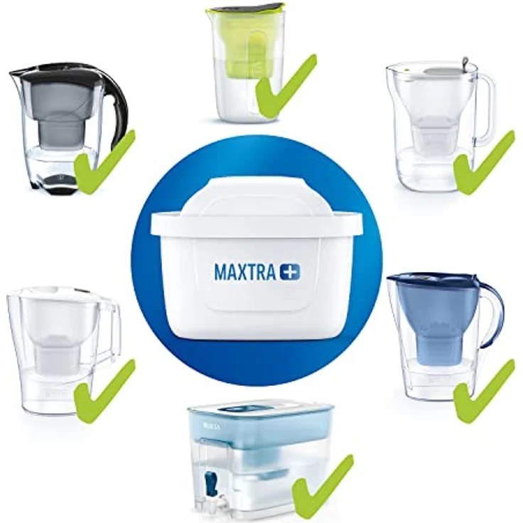 BRITA Maxtra+ Wasserfilter-Kartuschen, Weiß, Plastik, weiß, 12er-Pack – Bild 6
