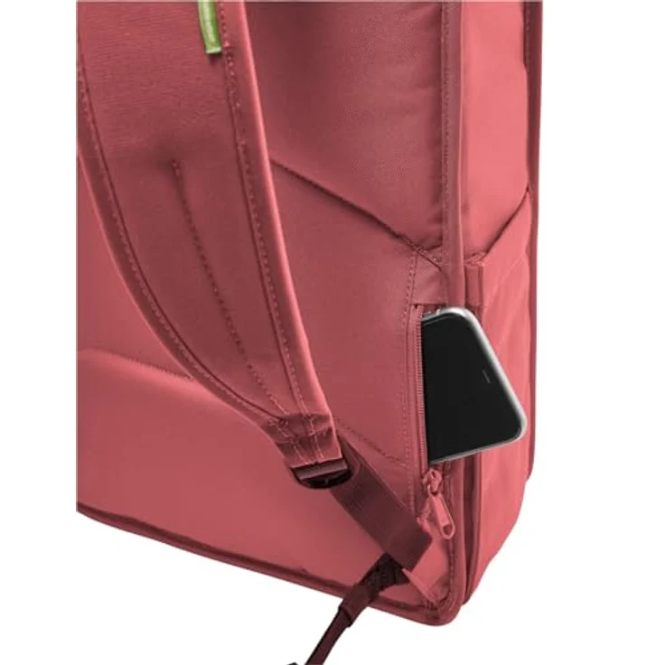 VAUDE Coreway Rolltop 20 Umhängetasche, 15,6 Zoll Laptopfach, gepolsterte Schulterriemen, Brick – Bild 6