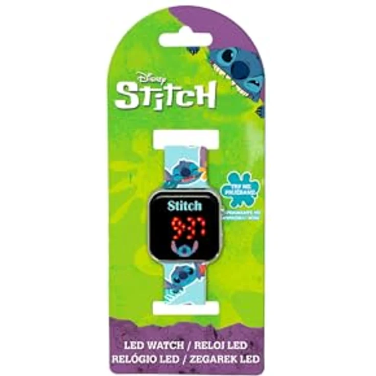 Kids Euroswan Fitnessuhr 86271, Stitch Digitale LED-Uhr mit Kalender und Uhrzeit, verschiedene Modelle – Bild 3